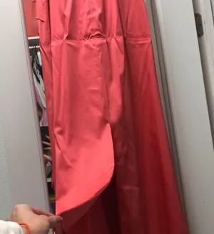 Phoebe Couture coral elegant gown sz 4 thumbnail 6