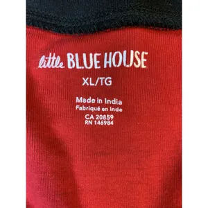 Little Blue House Moose Adult‎ Union Suit Christmas XL Cozy Loungewear Bum Flap thumbnail 4