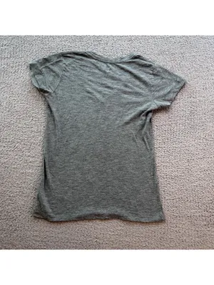 NFL Team Apparel Cincinnati Bengals Womens Heather Gray V-Neck Graphic T-Shirt L thumbnail 2
