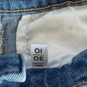 LOFT Wide Leg Jeans Medium Wash Belted High Rise Denim Trousers Size 10/30 thumbnail 5