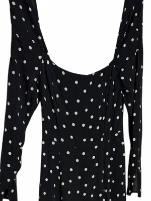 & Other Stories Ruched Polka Dot Maxi Dress thumbnail 5