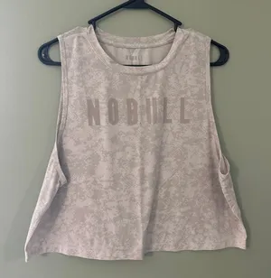 NOBULL Women's Cropped High Neck Tank thumbnail 1