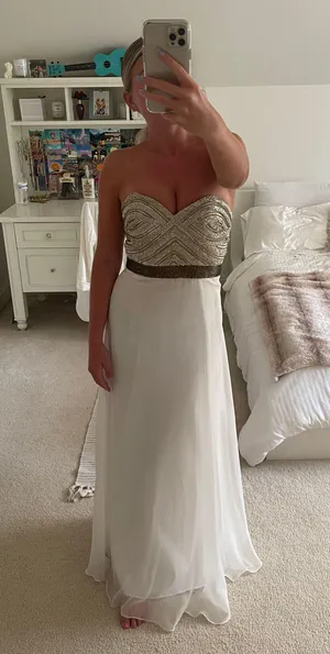 Madison James Beaded Gown thumbnail 1
