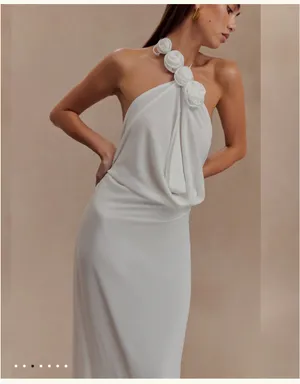 Meshki Maxi Dress White thumbnail 3