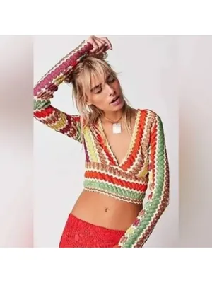 Free People Twist and Shout Top Size Large thumbnail 4
