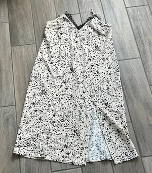 A New Day Black and cream Midi Dress thumbnail 1
