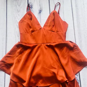 Lulus Going With Elegance Rust Tiered Maxi Dress thumbnail 6