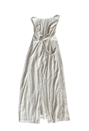 Stunning vintage 90s off white midi dress 🔥 thumbnail 4