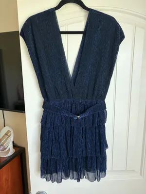 Lily rain olivaceous sparkle mini dress thumbnail 1