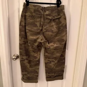 Camo Chino Pants Size 12 Camouflage Relaxed Fit Ankle Length thumbnail 5