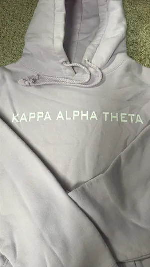 Kappa Alpha Theta Hoodie Purple Size M thumbnail 2