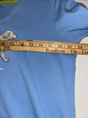Life Is Good Blue L/S Tee Shirt V Neck With Life Is Golden On Front Size Small thumbnail 7