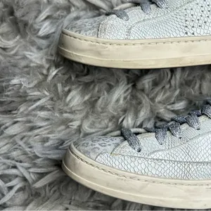 P448 John leopard print lace up distressed sneakers women’s shoe size 7 thumbnail 9