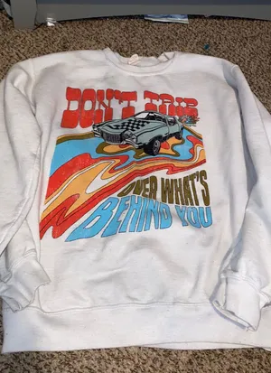 Altar'd State white sweatshirt thumbnail 1
