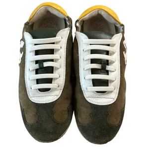 Tory Burch Retro Olive Suede Trainers Sneakers Size 9‎ thumbnail 2