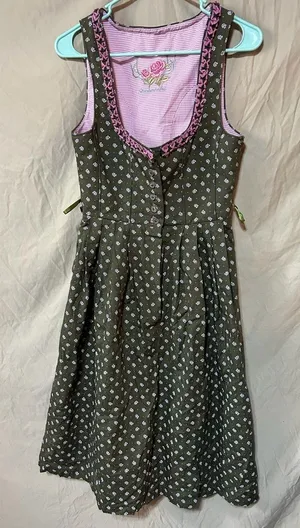Stockerpoint green with balcony and peplum sweet dirndl size 36 thumbnail 1