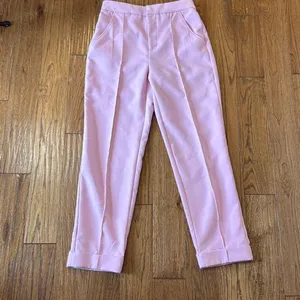 Anthropologie Maeve pink seam front trouser pant 4 thumbnail 4