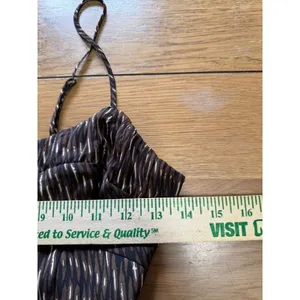 Banana Republic Polyester‎ Size 4 Tank Top Lightweight Brown Spagetti Straps NWT thumbnail 5