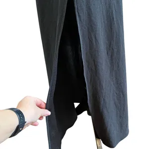 Lulus Maxi Dress Size Small Black Tank Minimalist Slinky Casual Beach Vacation thumbnail 4