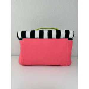 Victoria’s Secret Travel Case Pink Black Stripe Sexy Little Things NWT Gift thumbnail 5