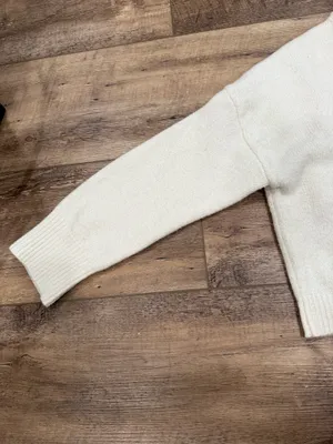Abercrombie Sweater Women’s V-Neck white thumbnail 3