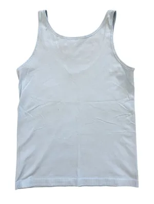 Lululemon Light Blue Ribbed Tank Top Women's Sleeveless Fitted Scoop Neck thumbnail 1