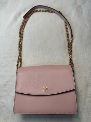 Tory Burch Pink Leather Emerson Envelope Convertible Chain Shoulder Bag thumbnail 1