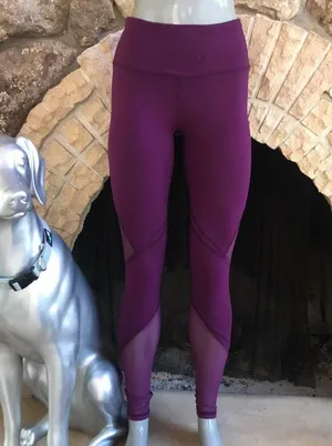 Victoria's Secret Knockout Purple Mesh High Waist Leggings Women's Size Small thumbnail 2