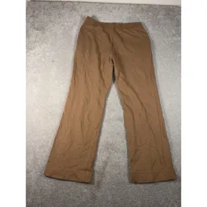 womens nuuds wide‎ leg sweatpants brown xl thumbnail 7