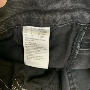 American Eagle Gray‎ Super Hi Rise Jegging 6 X-Long Distressed Raw Hem Stretch thumbnail 7