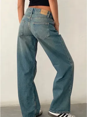 Motel Rocks medium wash wide-leg jeans thumbnail 7