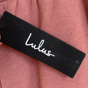 NWT Lulu's Boat House Drawstring Jogger‎ Sweatpants in Mauve Pink thumbnail 9