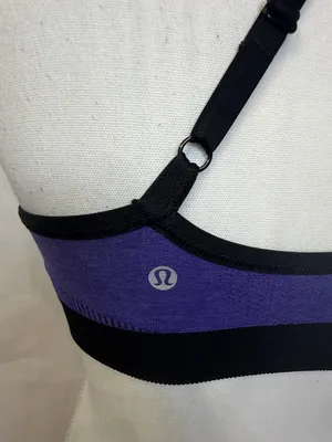 lululemon athletica Purple Seamless Sports Bralette with Black Trim thumbnail 5