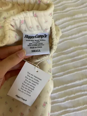 Happy camper sweatpants Yellow thumbnail 3