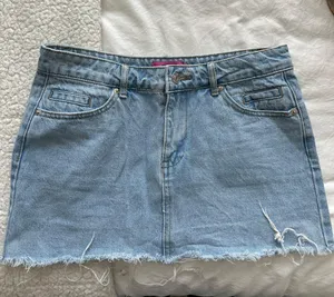 edikted denim mini skirt  thumbnail 1