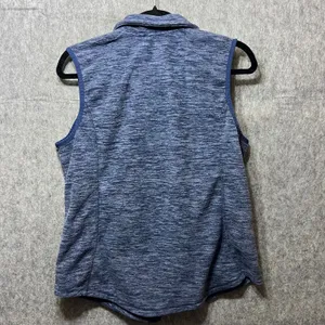 St John's Bay Active Vest Full Zip Sleeveless Blue Fleece L‎ thumbnail 6