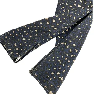 Whistles Low Rise Skinny Jeans in Leopard Print size 26 thumbnail 2