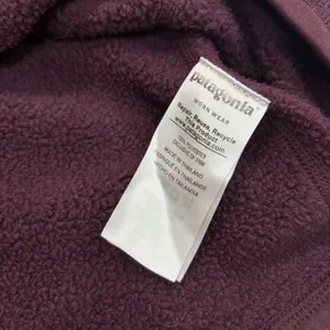 Patagonia Sweater Womens Size Medium Better Sweater 1/2 Zip Burgundy thumbnail 5