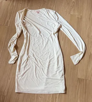 Camila Coelho Cream Long Sleeve Dress thumbnail 1