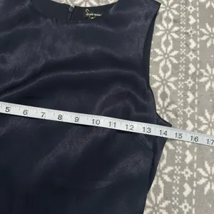 NWT Club Monaco Dallyce Dress Navy Size 00 Minimalist‎ Flowy Effortless Elegant thumbnail 13