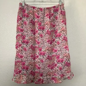 Kathie Lee Collection Vintage Y2K Pink‎ Dainty Floral Feminine Romantic Fairy Slip Skirt M VTG 2000s thumbnail 5