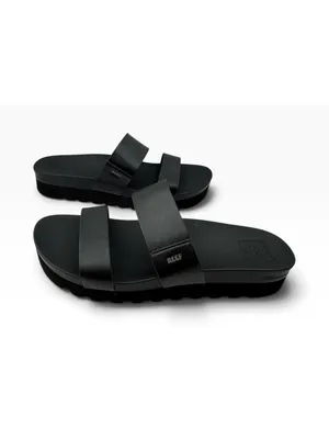 -REEF Cushion Vista Platform Sandal Womens 12 Black Comfort Slide Casual Shoe thumbnail 6