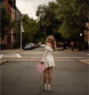 White Long Sleeve Dress Lulus thumbnail 3