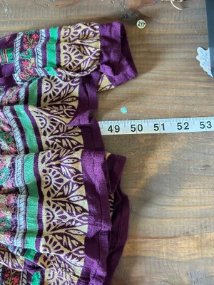 Anthropologie RAGA Boho Printed Maxi Dress | Tiered Sleeveless Slip Dress | Women's Size Small thumbnail 6