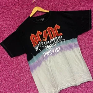 AC/DC Power Up Album Art Hard Rock Band Dip Dye M thumbnail 3