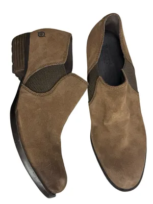 Børn Dallia Distressed Suede Chelsea Ankle Boots 10 thumbnail 1
