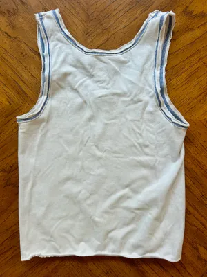 Sincerely Jules Blue and white tank thumbnail 2