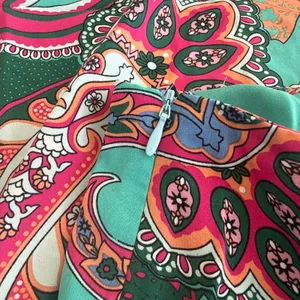 Alice + Olivia Paisley Print High-Waist Wide-Leg Silk Blend Festival Pants Small thumbnail 4