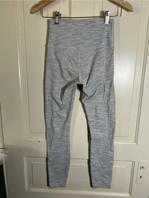 Lululemon Wunder Under Hi-Rise 7/8 Tight 25" Ice Grey Alpine White Size 4 thumbnail 7