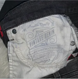 Vintage Embroidered Denim Skinny Jeans 27 thumbnail 6